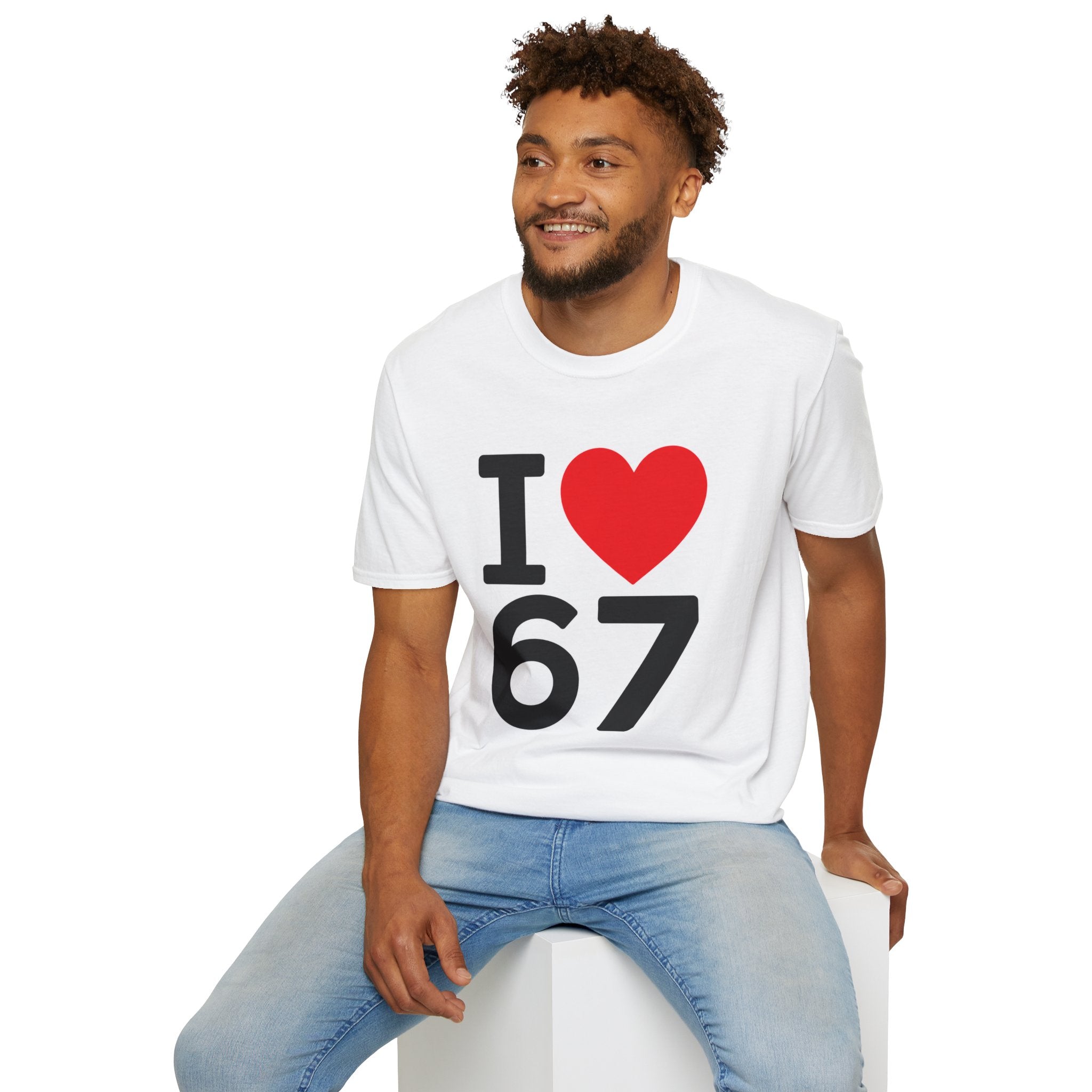 I  67 T-Shirt — Retro Numeric Love Tee